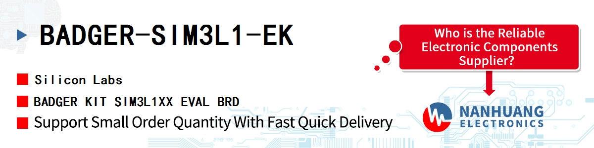 BADGER-SIM3L1-EK Silicon Labs BADGER KIT SIM3L1XX EVAL BRD