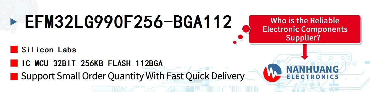 EFM32LG990F256-BGA112 Silicon Labs IC MCU 32BIT 256KB FLASH 112BGA