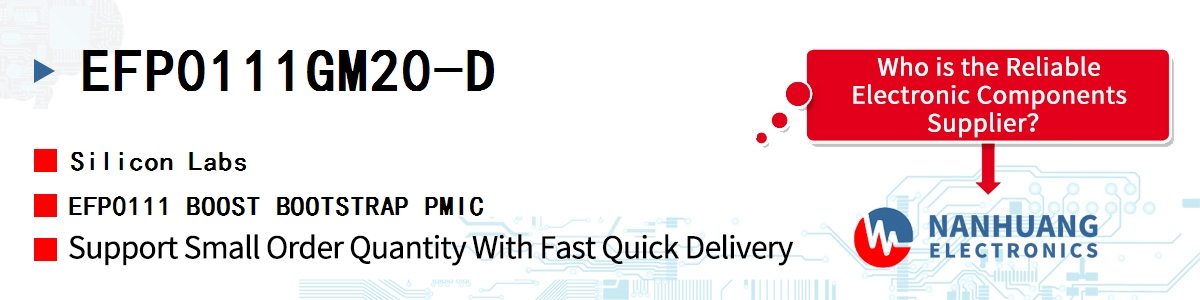 EFP0111GM20-D Silicon Labs EFP0111 BOOST BOOTSTRAP PMIC