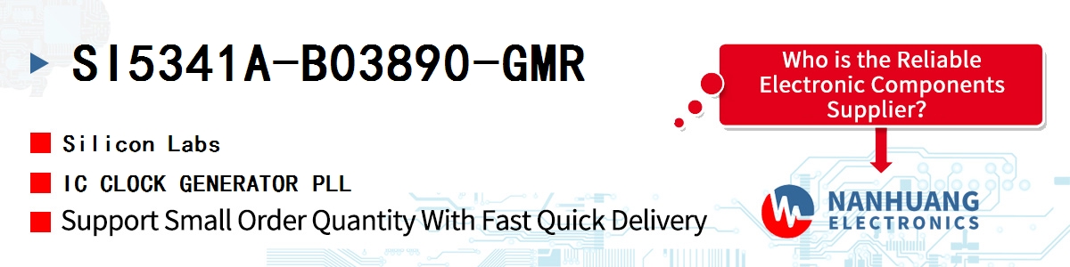 SI5341A-B03890-GMR Silicon Labs IC CLOCK GENERATOR PLL