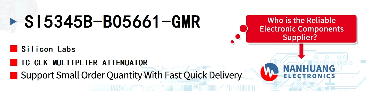 SI5345B-B05661-GMR Silicon Labs IC CLK MULTIPLIER ATTENUATOR