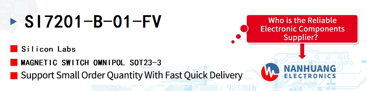 SI7201-B-01-FV Silicon Labs MAGNETIC SWITCH OMNIPOL SOT23-3