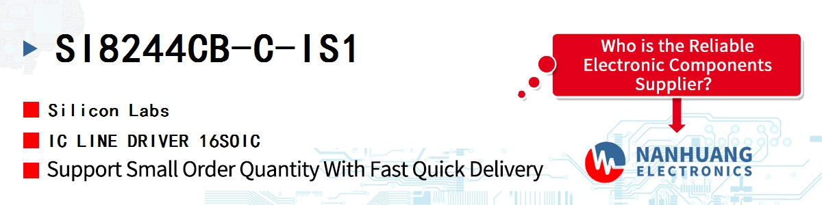 SI8244CB-C-IS1 Silicon Labs IC LINE DRIVER 16SOIC