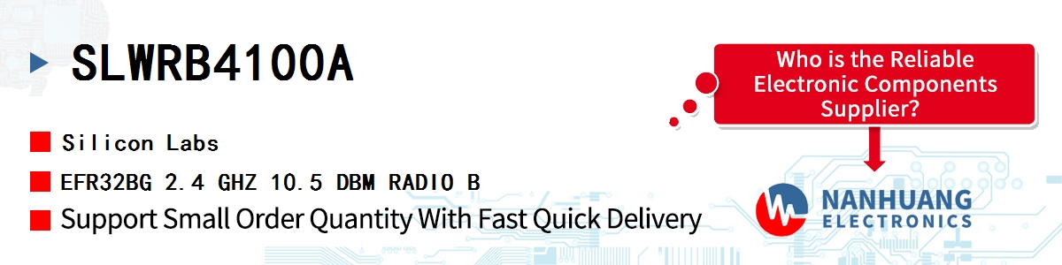 SLWRB4100A Silicon Labs EFR32BG 2.4 GHZ 10.5 DBM RADIO B