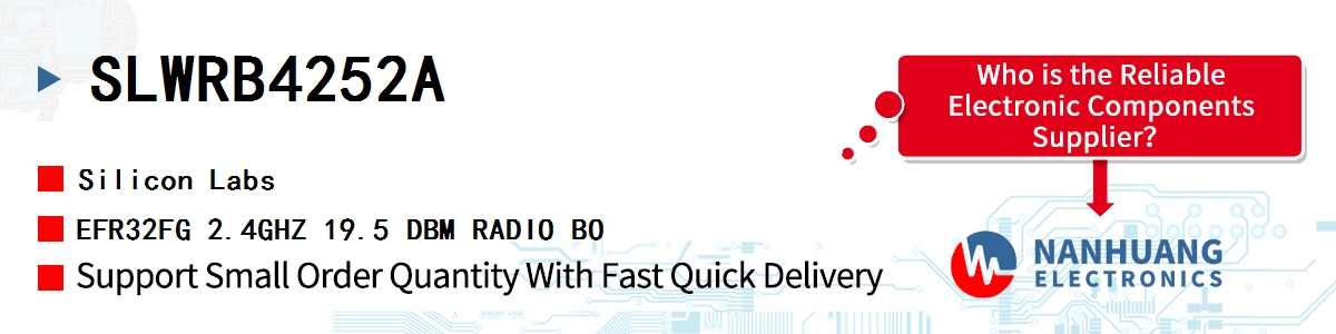 SLWRB4252A Silicon Labs EFR32FG 2.4GHZ 19.5 DBM RADIO BO
