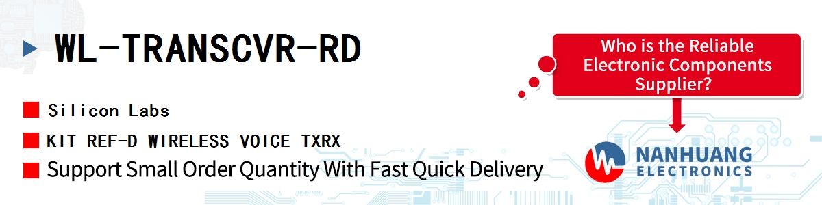 WL-TRANSCVR-RD Silicon Labs KIT REF-D WIRELESS VOICE TXRX